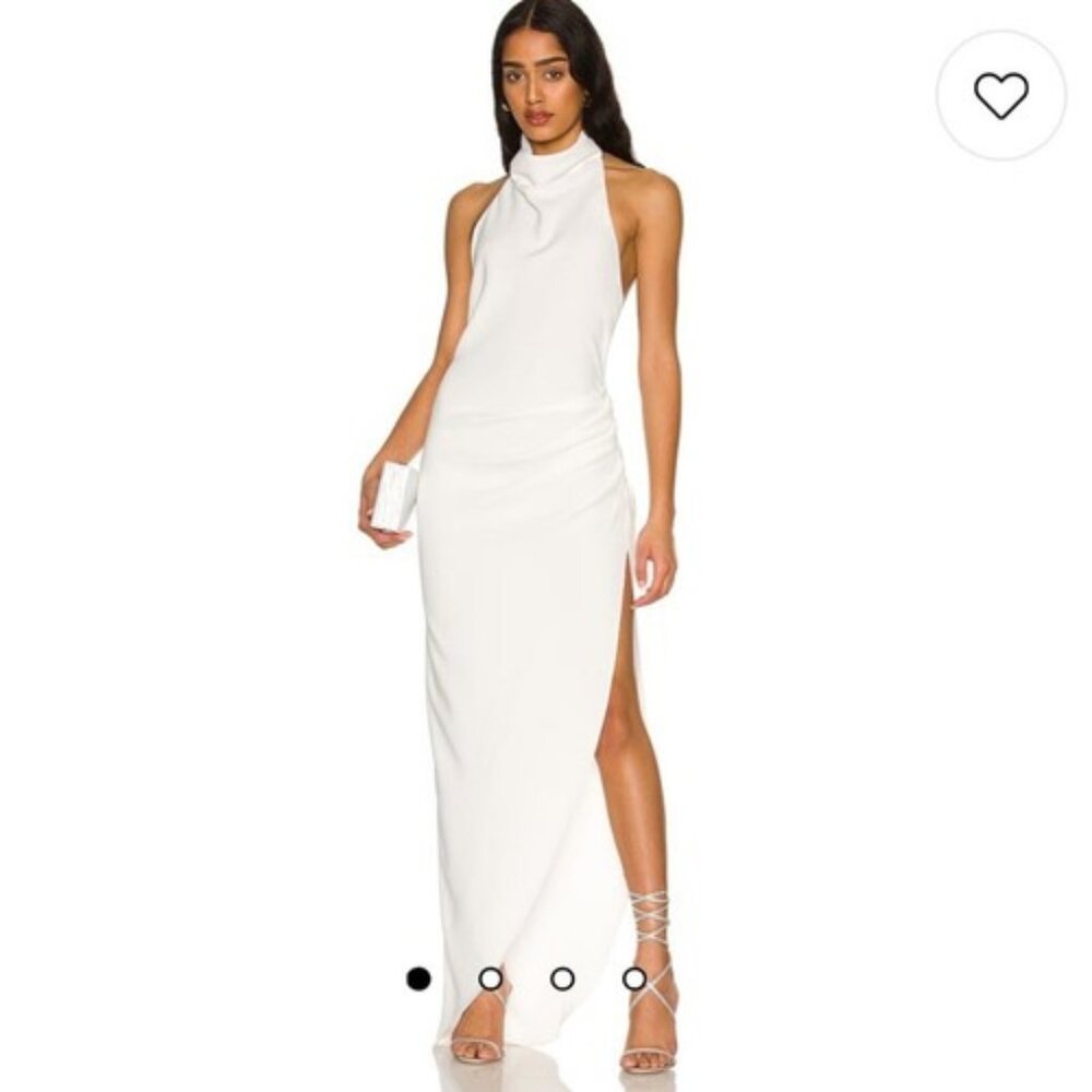 Amanda Uprichard White Silk Samba Dress (S Petite)